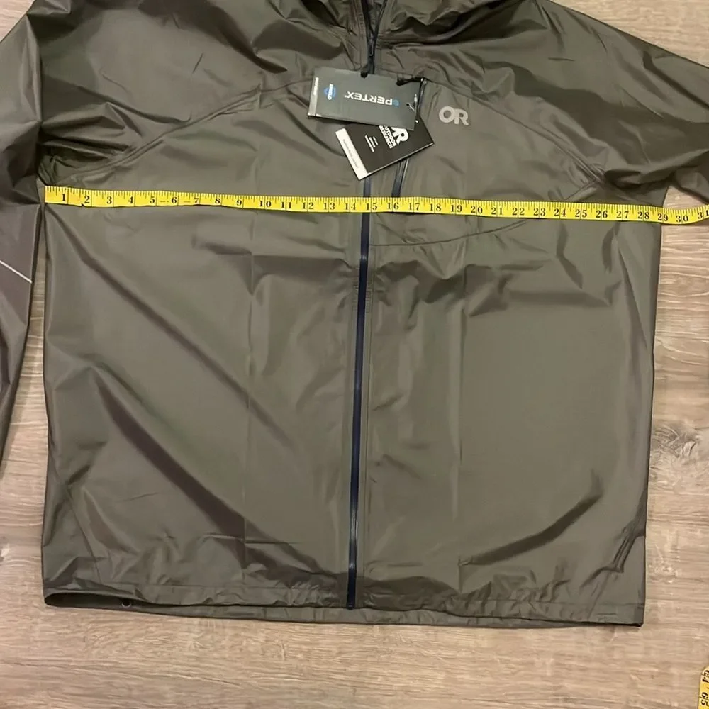Outdoor Research Men’s Helium Rain Jacket Pewter 3XL NWT - Picture 6 of 9